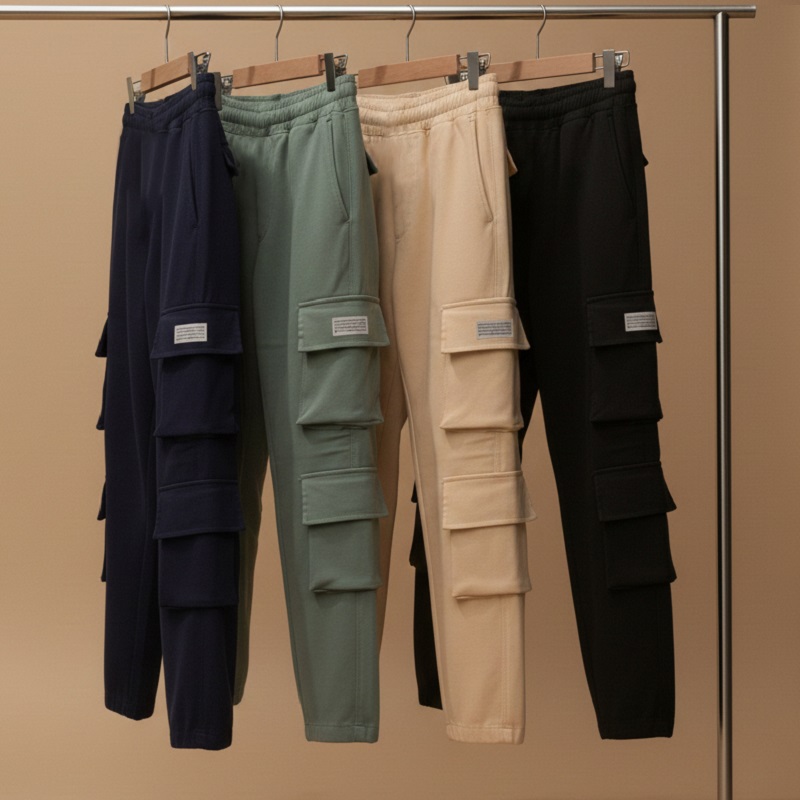 شلوار بنگال کارگو مردانه مدل HAMED-کرم