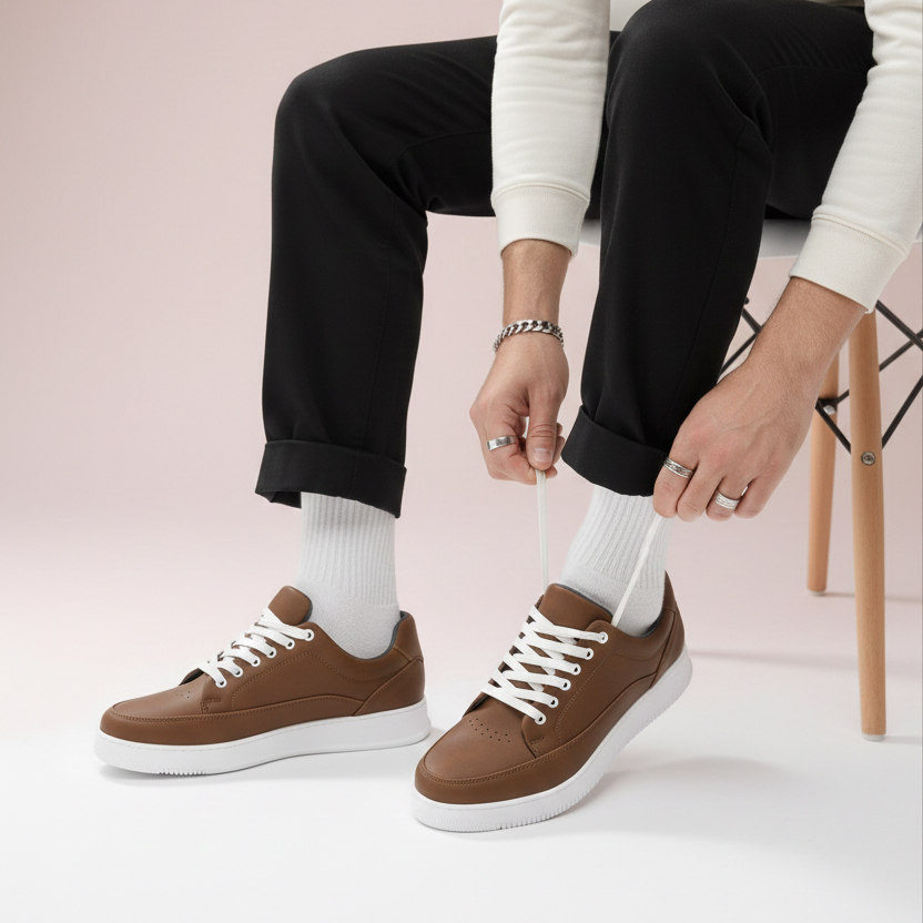 کفش روزمره مردانه مدل ونیزمن-قهوه ای