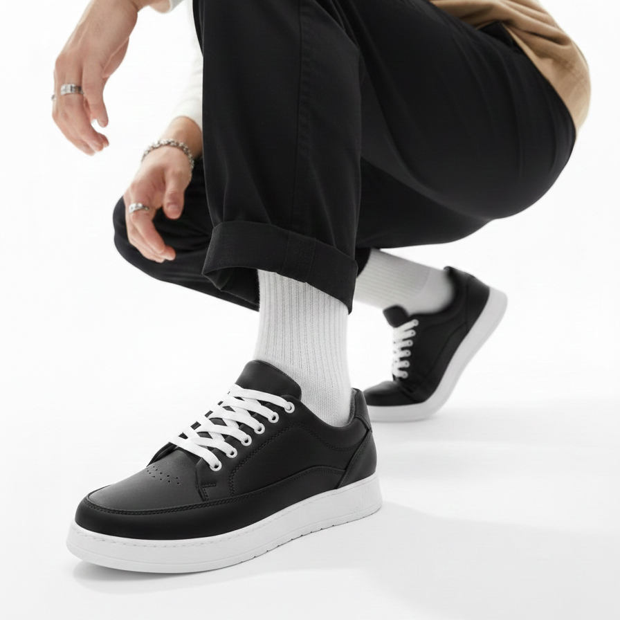 کفش روزمره مردانه مدل ونیزمن-مشکی